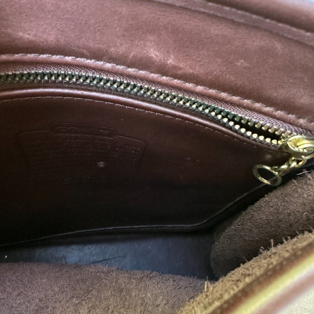 Vintage Coach Shelburne Bag 9038 Brown Color, Excellent Condition - Picture 11 of 15
